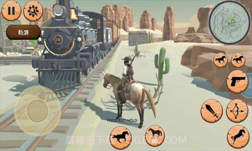 西部牛仔骑马模拟器截图1 西部牛仔骑马模拟器截图1