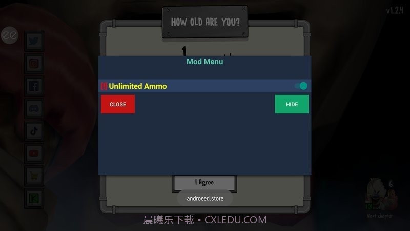 恐怖冰淇淋5内置MOD菜单截图2 恐怖冰淇淋5内置MOD菜单截图2