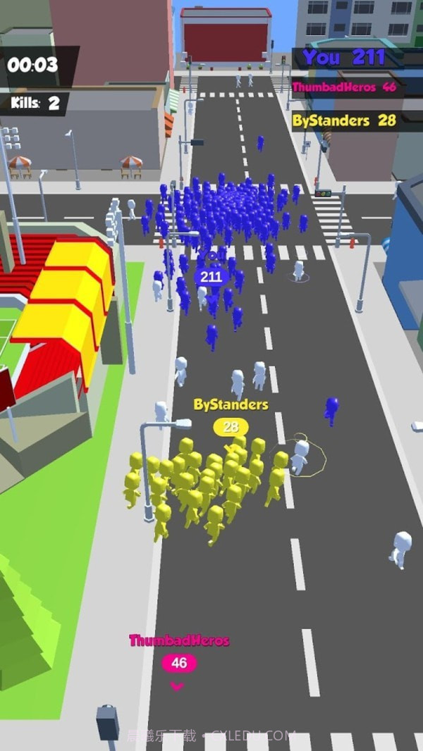 拥挤的人类城市截图2