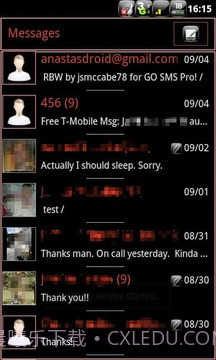 Anastasdroid GO SMS Pro (free)截图5