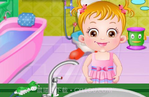 可爱宝贝浴室清洁截图4