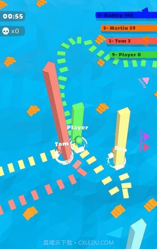 铺桥比赛截图2 铺桥比赛截图2