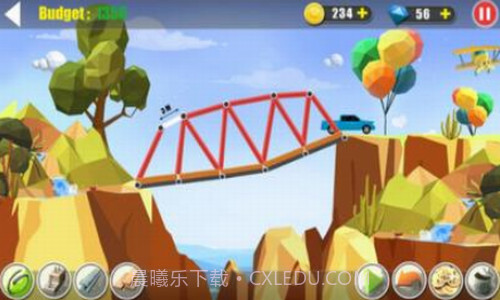 真实桥梁建设模拟截图3 真实桥梁建设模拟截图3