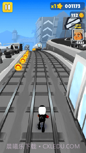 地铁跑酷黑白摩洛哥截图3 地铁跑酷黑白摩洛哥截图3