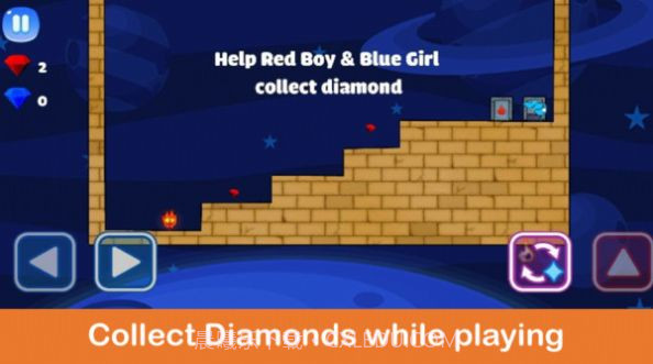 火男孩与冰女孩手机版截图2 火男孩与冰女孩手机版截图2