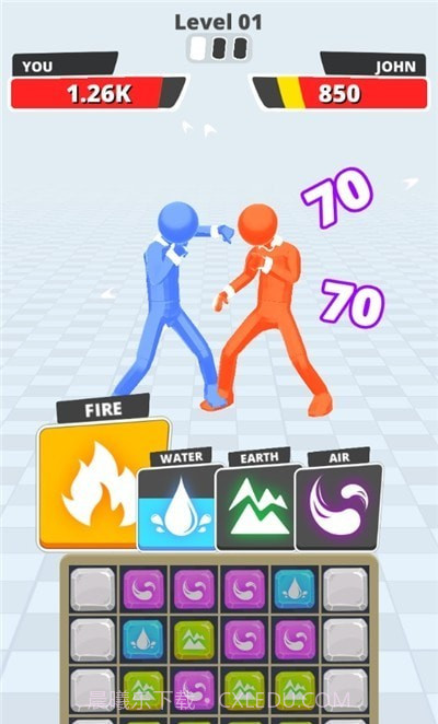 元素消消格斗截图3