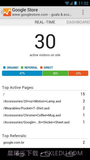 Google网站分析截图2 Google网站分析截图2