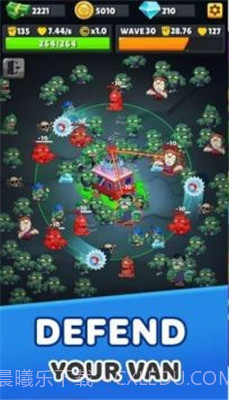 僵尸汽车塔防截图2
