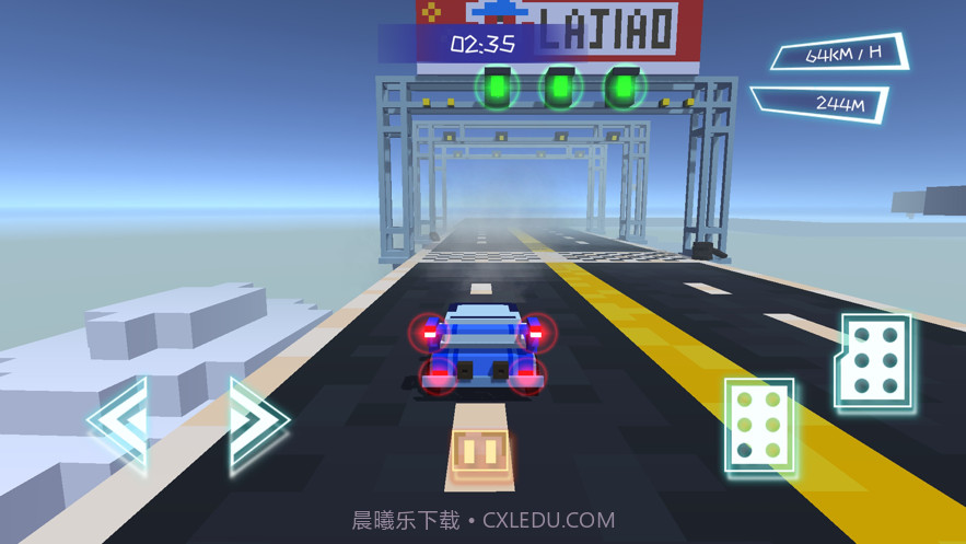 双人赛车3D跑车版截图1