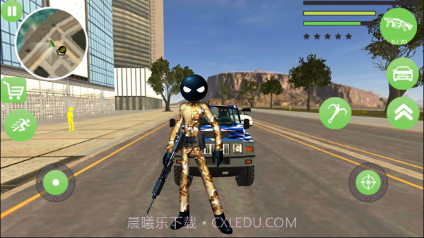 终极陆军火柴人英雄截图1