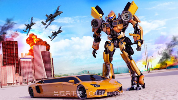 大黄蜂变形战斗截图2 大黄蜂变形战斗截图2