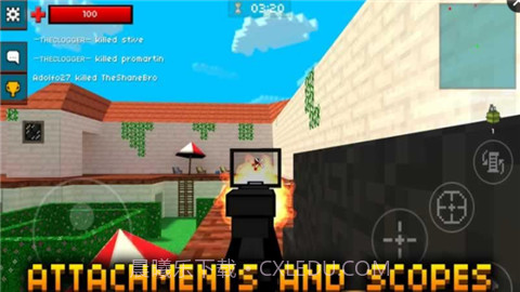 块状射击3D截图2 块状射击3D截图2