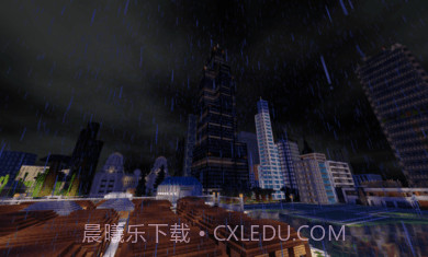 我的世界火炮模组和新奥肖尔城地图截图1