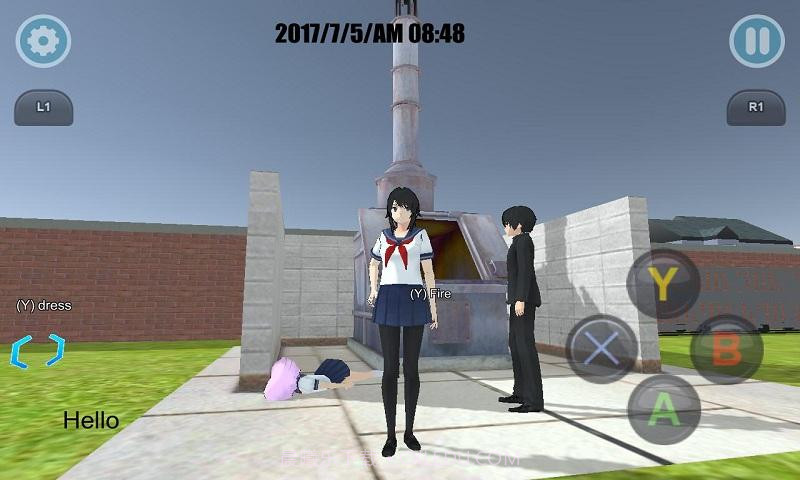 高校女生模拟器官网版截图2