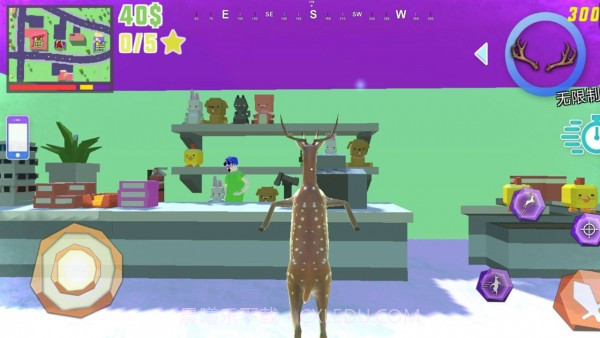 沙雕鹿哥模拟器免费版截图1