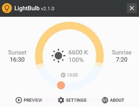 LightBulb屏幕色温自动调节截图1