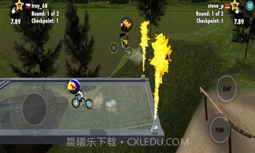 火柴人自行车赛截图1