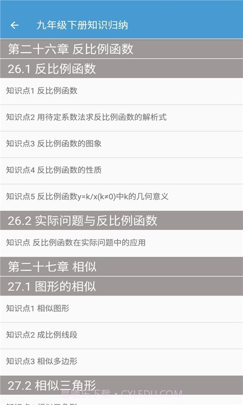 初中数学知识归纳免费截图2 初中数学知识归纳免费截图2