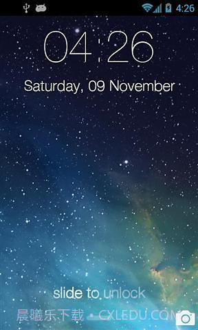 iPhone5S锁定主题截图2