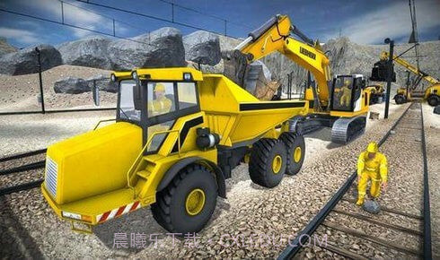 城际列车轨道建设截图3