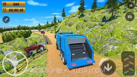 垃圾车驾驶游戏3D截图4