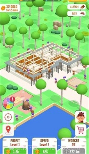 闲置丛林生存建筑大亨截图3