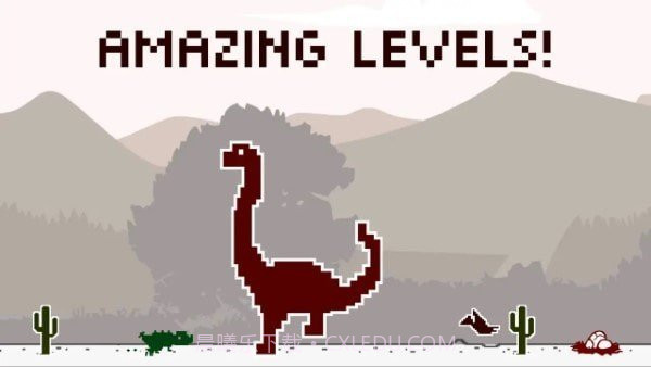 跳跃小恐龙小游戏截图1 跳跃小恐龙小游戏截图1