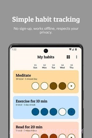 Habit Builder习惯养成截图2 Habit Builder习惯养成截图2