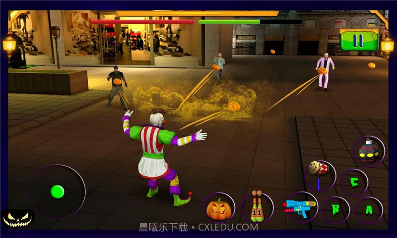 可怕的小丑万圣节之夜截图2