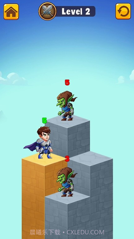 英雄金字塔谜题截图1 英雄金字塔谜题截图1