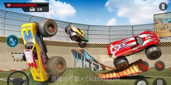 疯狂卡车毁灭撞击截图4