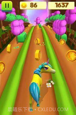 独角马疯狂跑酷截图1 独角马疯狂跑酷截图1