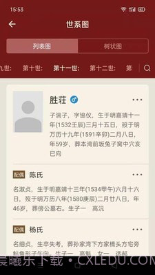 藤云家谱截图2 藤云家谱截图2