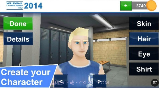 Volleyball Champions 3D 2014截图2 Volleyball Champions 3D 2014截图2