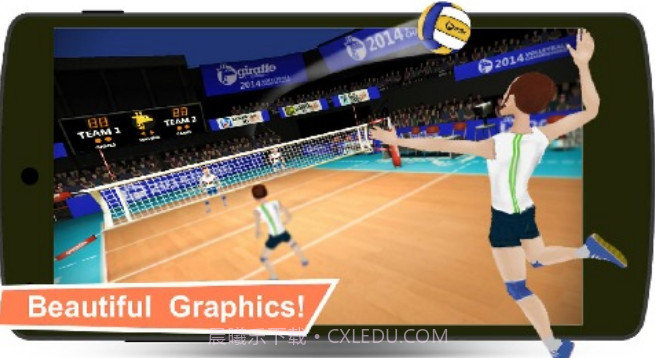 Volleyball Champions 3D 2014截图1 Volleyball Champions 3D 2014截图1