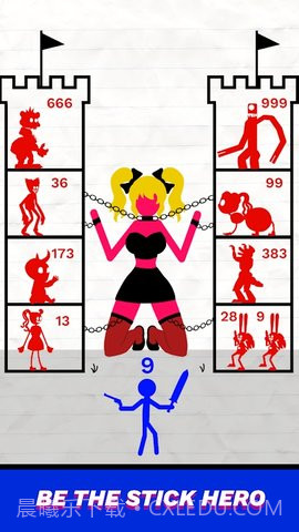 火柴人战斗强大的塔防战争（Stick Battle: Mighty Tower）截图3