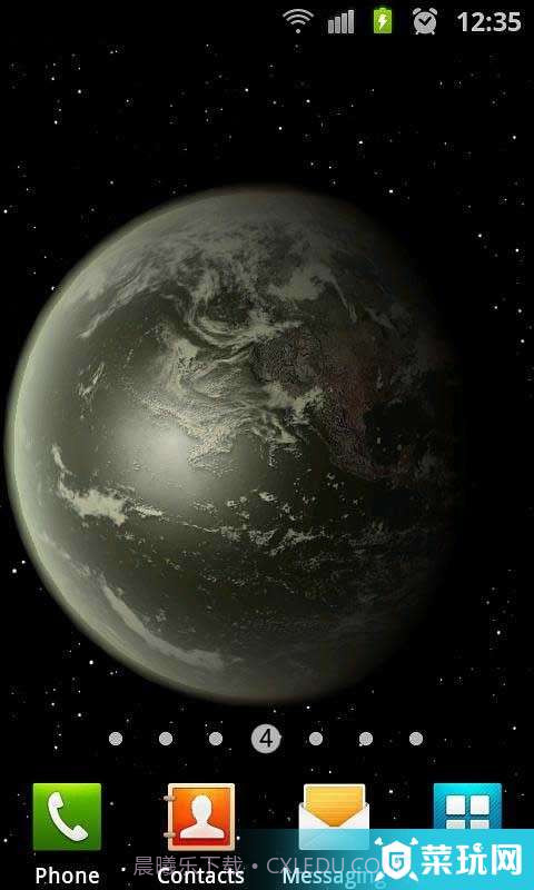 3D高清地球旋转动态壁纸截图8