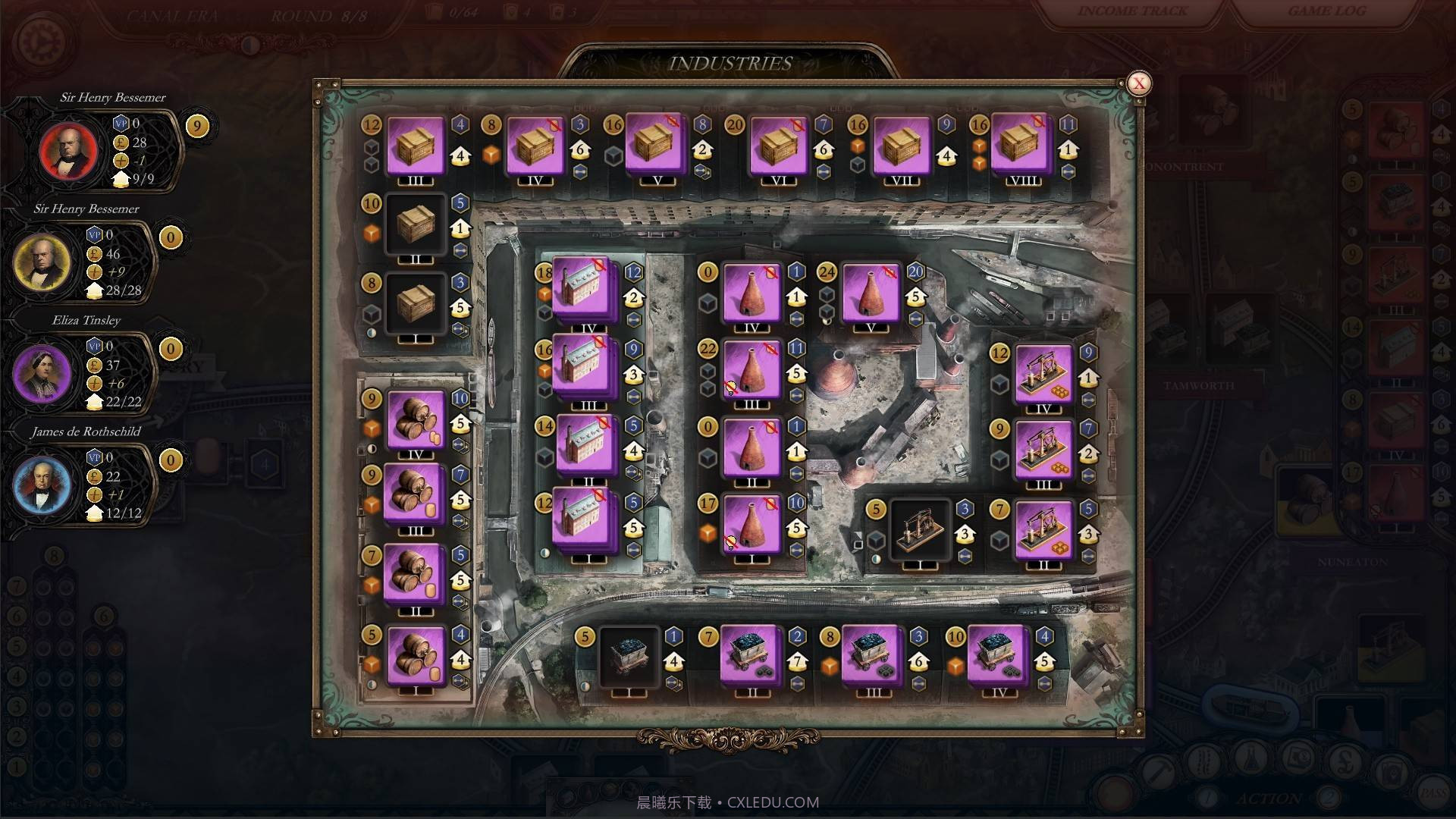 工业革命:伯明翰Brass:Birmingham截图3 工业革命:伯明翰Brass:Birmingham截图3