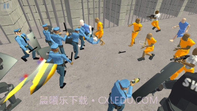 战斗模拟器：监狱和警察免费版截图3