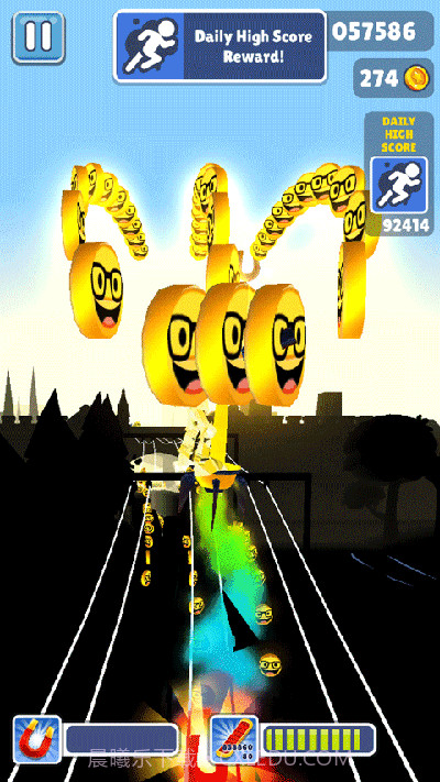 地铁跑酷地铁地狱版本截图1 地铁跑酷地铁地狱版本截图1