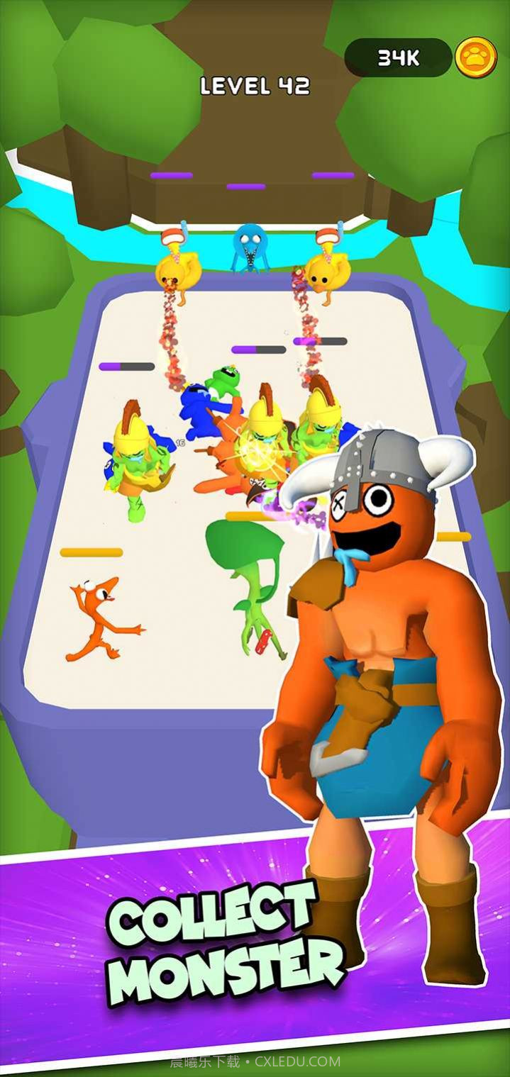 合并彩虹蓝色怪物截图4 合并彩虹蓝色怪物截图4