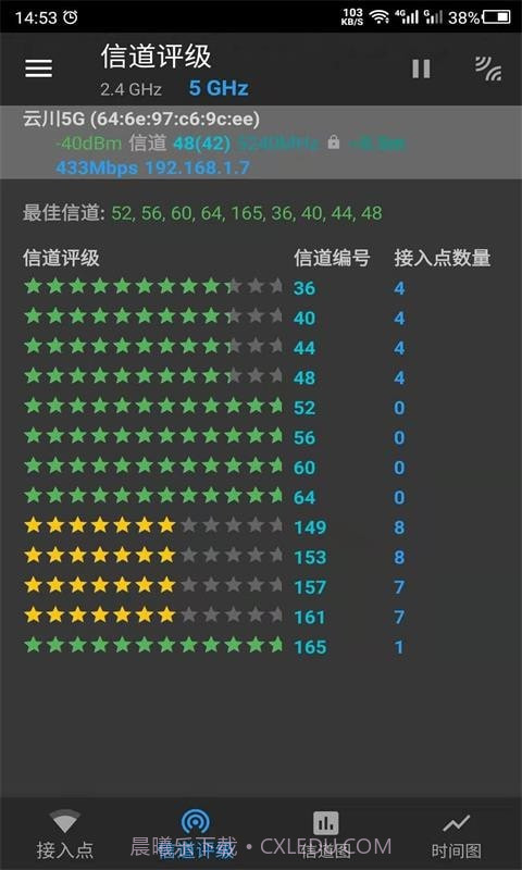 云川WiFi分析仪截图2 云川WiFi分析仪截图2
