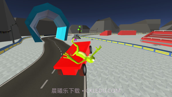 沙雕青蛙坐车截图1 沙雕青蛙坐车截图1