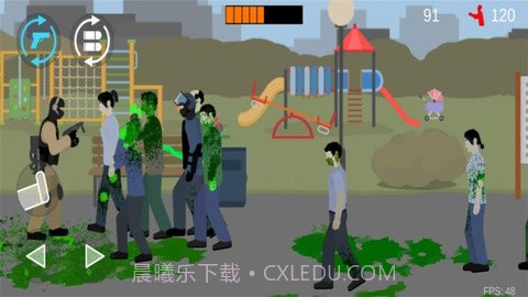平面僵尸(Flat Zombies Cleanup Defense)截图3 平面僵尸(Flat Zombies Cleanup Defense)截图3