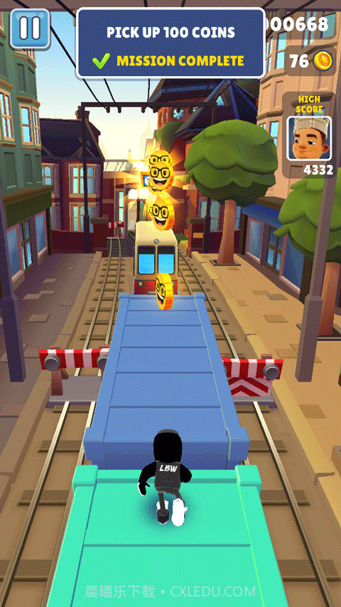 地铁跑酷萝卜伟定制版本截图4 地铁跑酷萝卜伟定制版本截图4