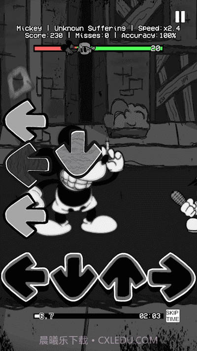 周五夜放克黑白米老鼠模组截图1