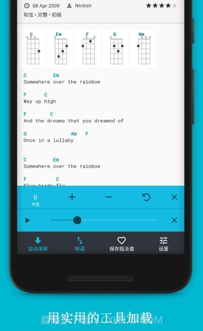 尤克里里琴指法谱截图1 尤克里里琴指法谱截图1