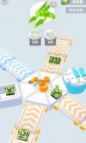 点击工厂机械臂3D截图3