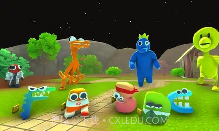 彩虹字母幸存者3D(Rainbow Alphabet Survivor)截图3 彩虹字母幸存者3D(Rainbow Alphabet Survivor)截图3