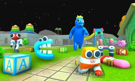 彩虹字母幸存者3D(Rainbow Alphabet Survivor)截图1 彩虹字母幸存者3D(Rainbow Alphabet Survivor)截图1